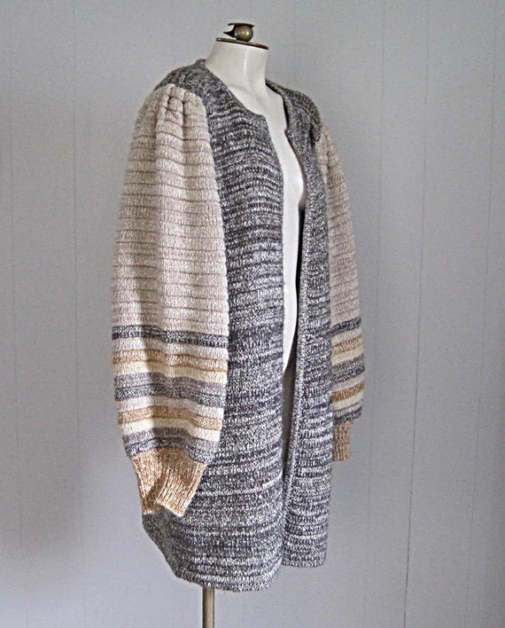 1980s Vintage Cardigan Sweater / Bonnie and Bill … - image 4