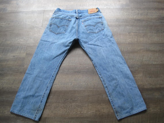 Levi 501 Vintage Jeans / Levis 501 Button Fly 34 … - image 4