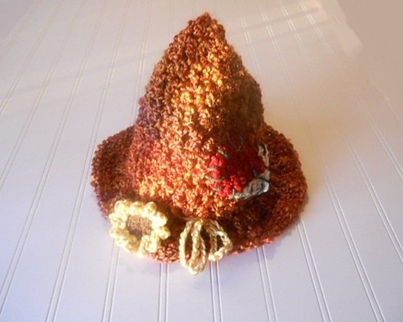 Adorable and Soft Little Knit Scarecrow Hat
