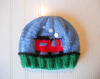Little Boy Train Hat - Colorful and Fun