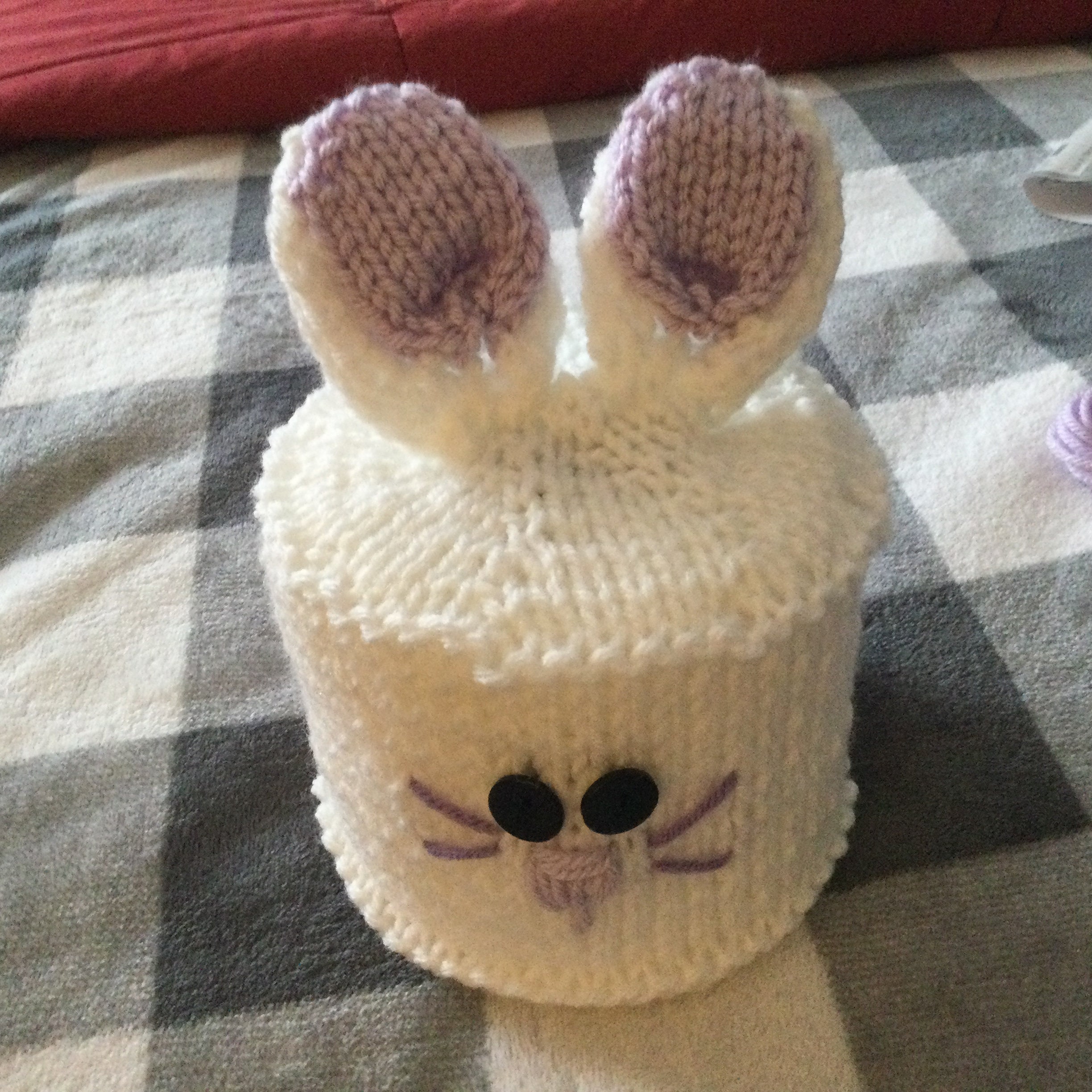 Happy Easter Adorable Bunny Rabbit Toilet Paper Roll Cover Etsy