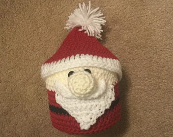 Merry Christmas!  Adorable Santa Toilet Paper Roll Cover