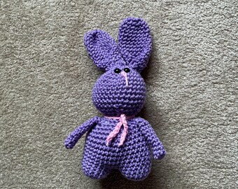 Easter is Coming!  Little Easter Bunny in Purple