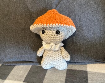 Adorable Crochet Mushroom Buddie - Doll Stuffed Animal Friend
