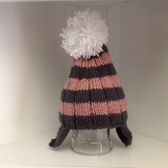 I Love Animal Crossing Stripe Knit Cap 