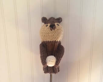Hilarious Knit Golf Club Cover - Caddyshack Fans Gopher Ground Hog