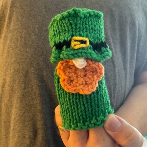 Buon giorno di San Patrizio - Finger Puppet Leprechaun