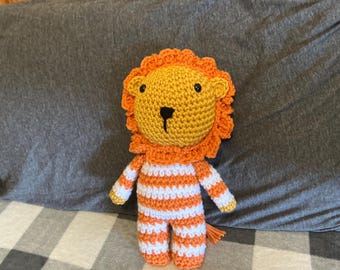 Cuddle Up!  Adorable Crochet Lion