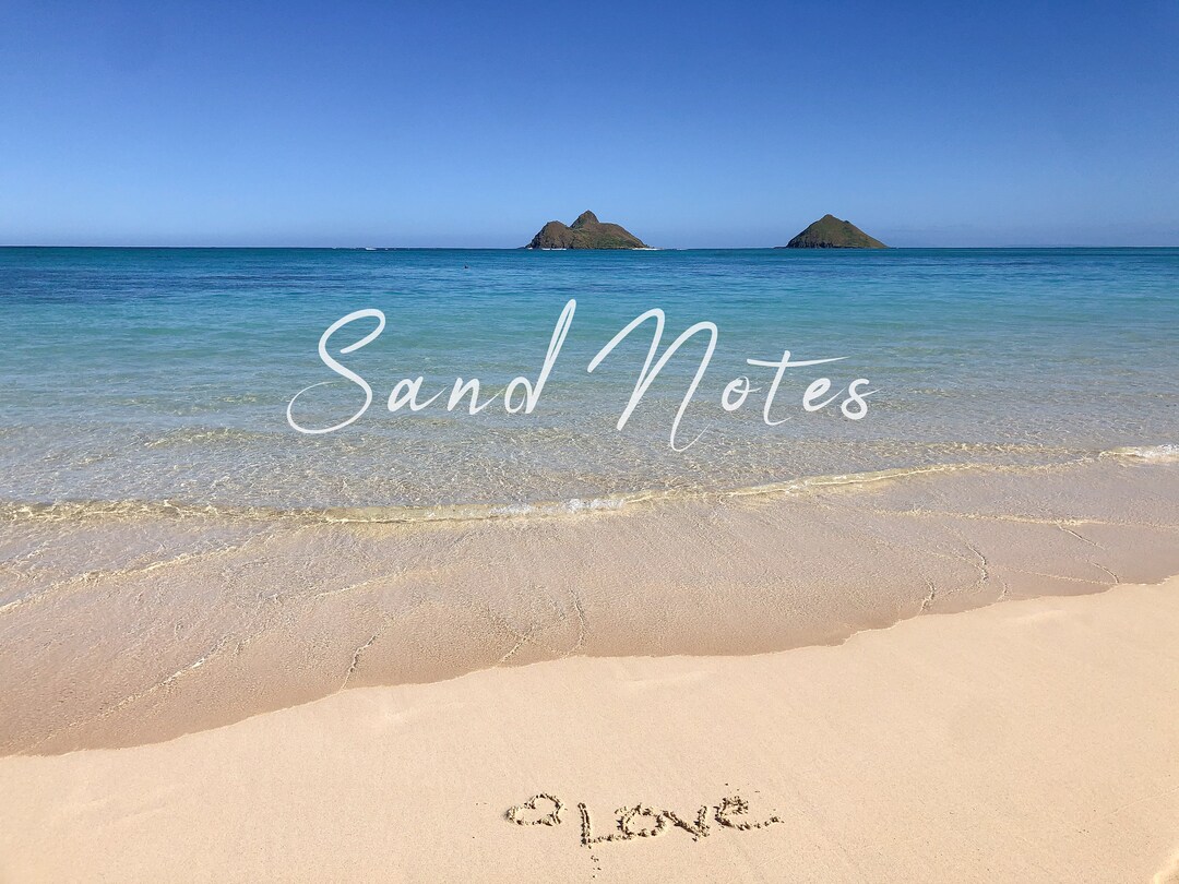 Love Sand Writing Beach Sand Message Heart Drawing Beach - Etsy
