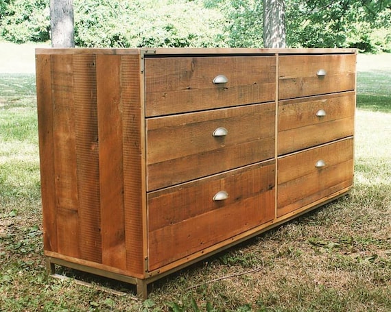 Reclaimed Wood Dresser . Pine Dresser . Custom Bedroom Furniture