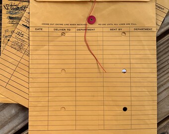 Interoffice Envelope Etsy