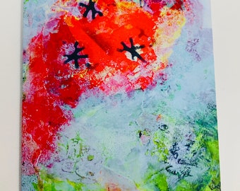 Individual Note Card prints from original mixed media artwork