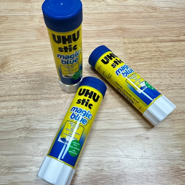 UHU stic Magic Blue 1.41 oz Glue Stick