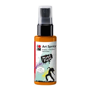 Warm Colors: Mixed Media Art Spray by Marabu in a variety of colors - 1.69 oz  acrylic water-based and light fast painting