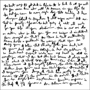 Op de afbeelding: Zwart-witte handgeschreven tekst op een witte achtergrond. De tekst is een motiverende quote met cursief schrift. De tekst is een herinnering om in jezelf te geloven.