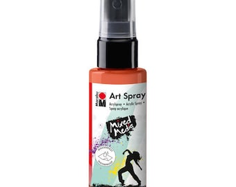 Marabu Art Spray in Chilli; Acrylic Mixed Media art spray (1.69 oz)