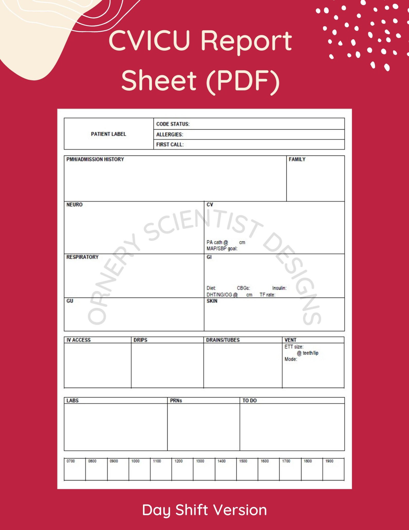 cardiovascular-icu-nurse-report-sheet-pdf-download-only-etsy