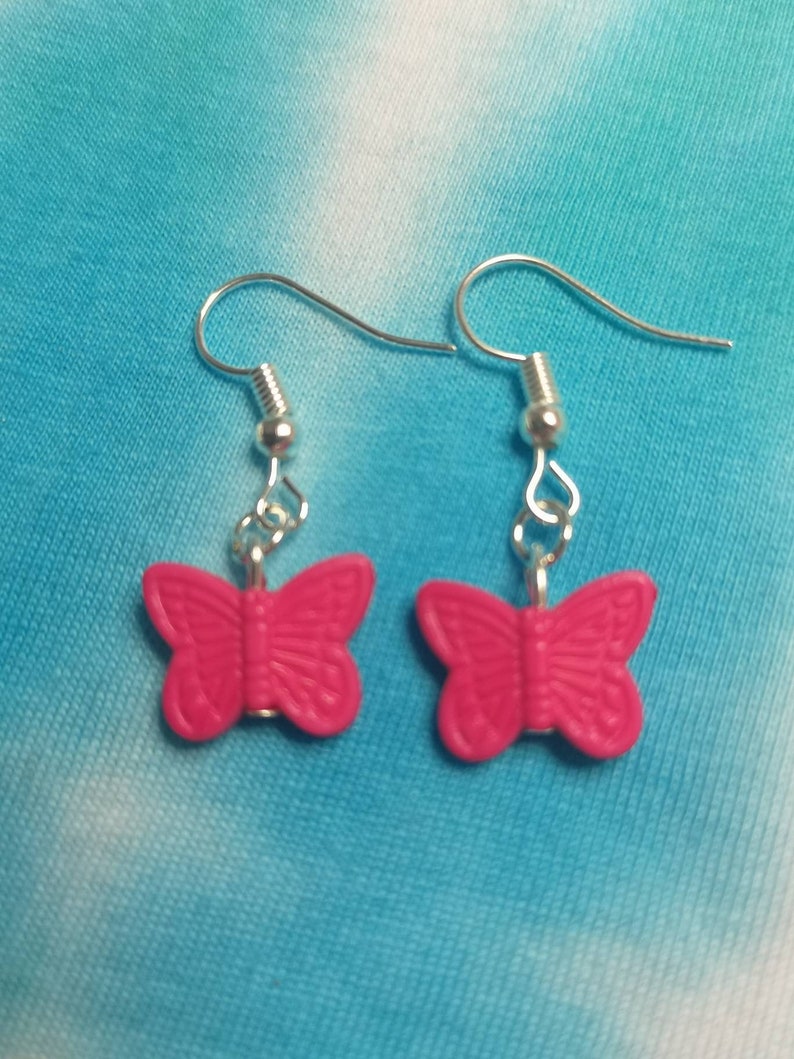 Summer butterfly earrings