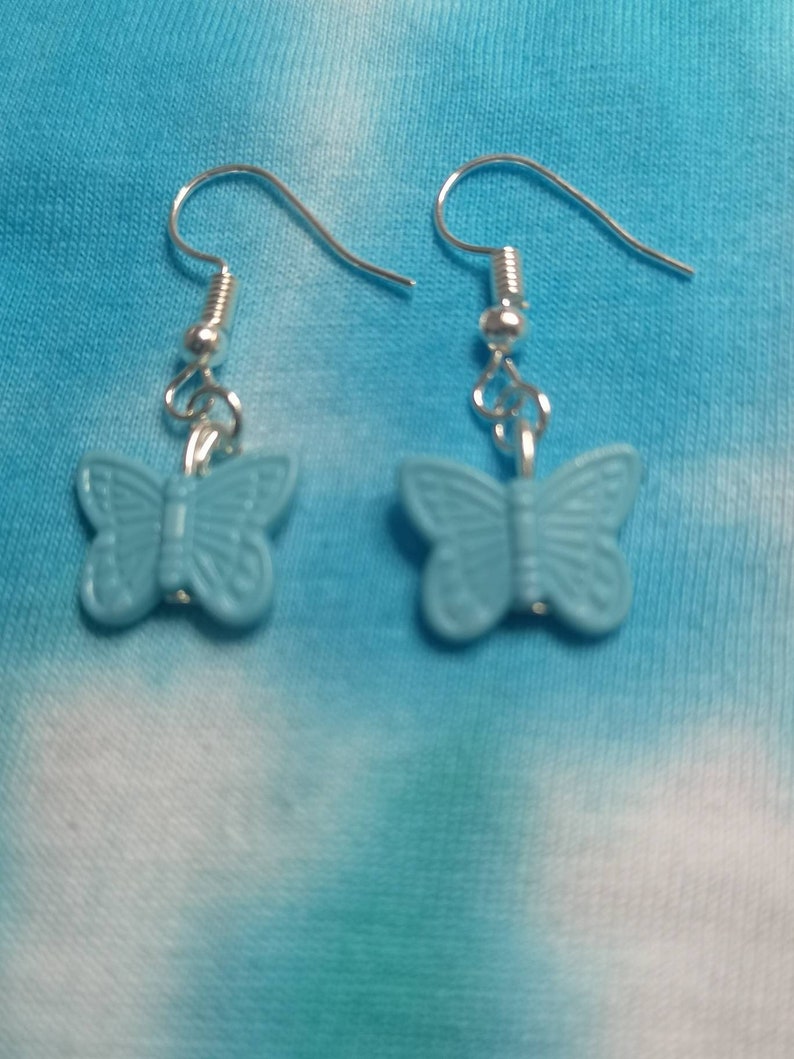 Summer butterfly earrings