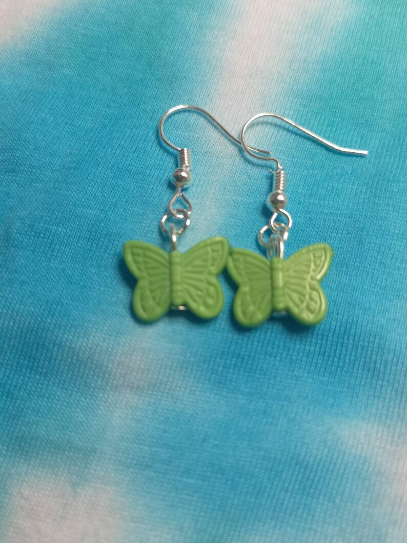Summer butterfly earrings