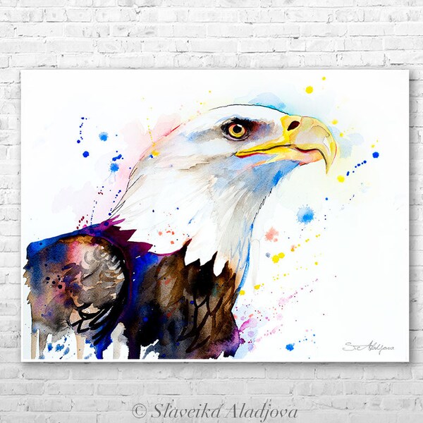 Bald Eagle Paintings Etsy
