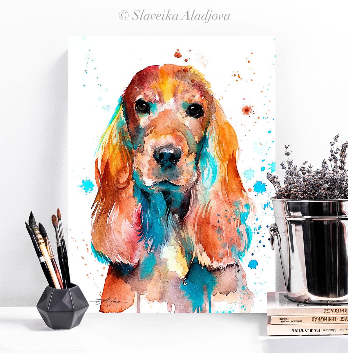 Dogs 作者Rien Poortvliet 水彩画(英語版) Dogs 作者Rien Poortvliet 水彩画(英語版)