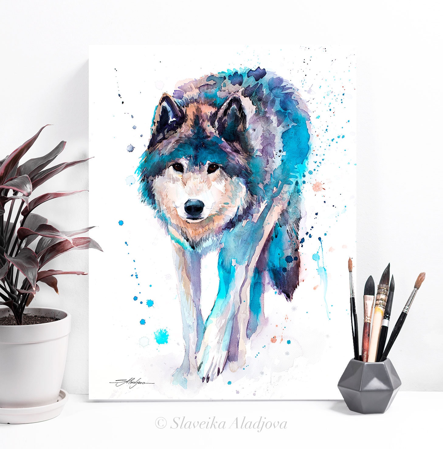 Loup Animal Poster Mural XXL