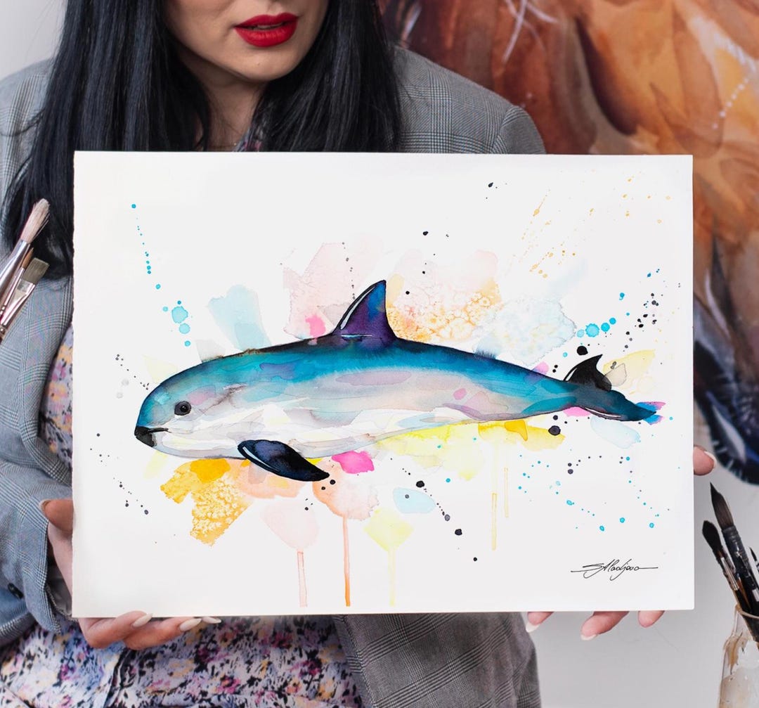 Vaquita Limited Edition Watercolor Art Print by Slaveika Aladjova ...