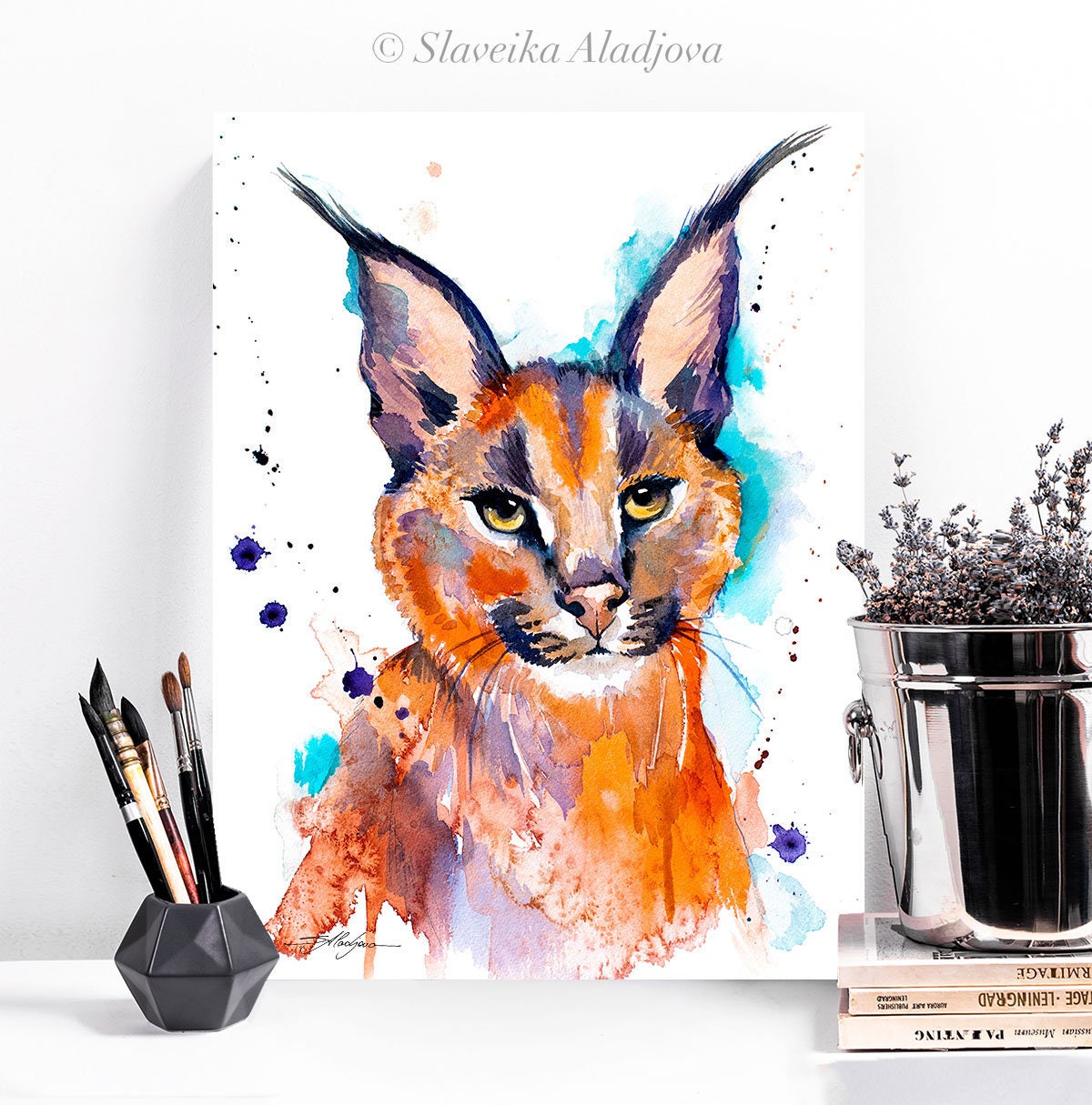 big floppa - caracal Sticker for Sale by faelarvae