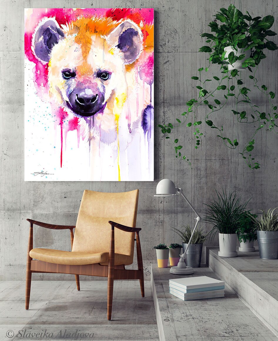 Acrylic Paint Sketchbook Cover- Hyena – The Art of Christian Samos