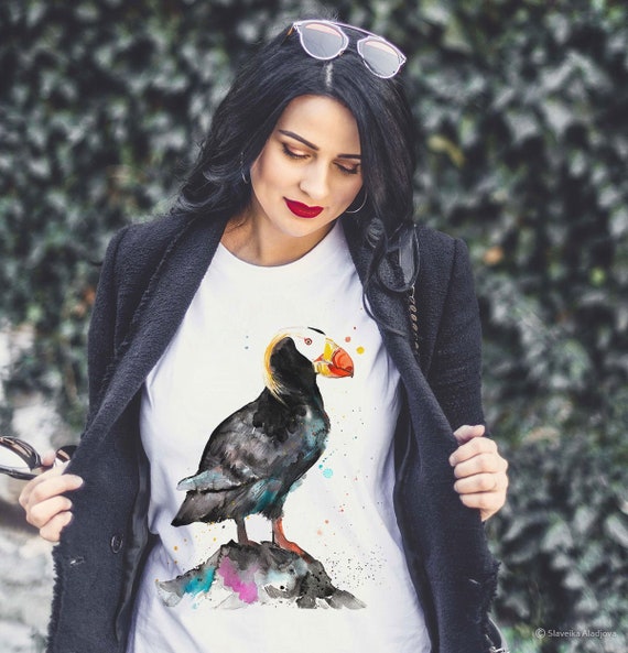 puffin t shirt women's