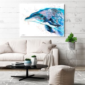 Dolphin Limited Edition Watercolor Art Print by Slaveika Aladjova ...
