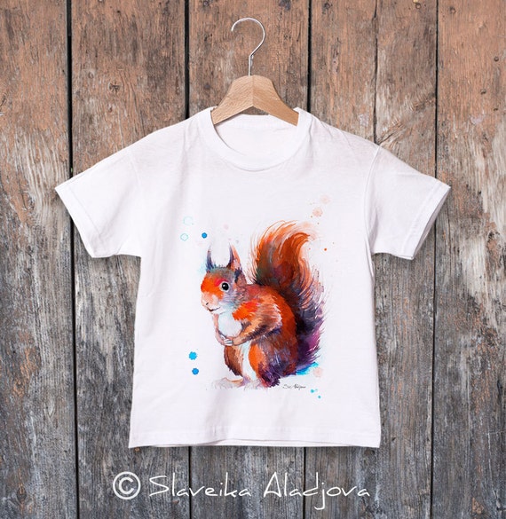 red squirrel t shirt