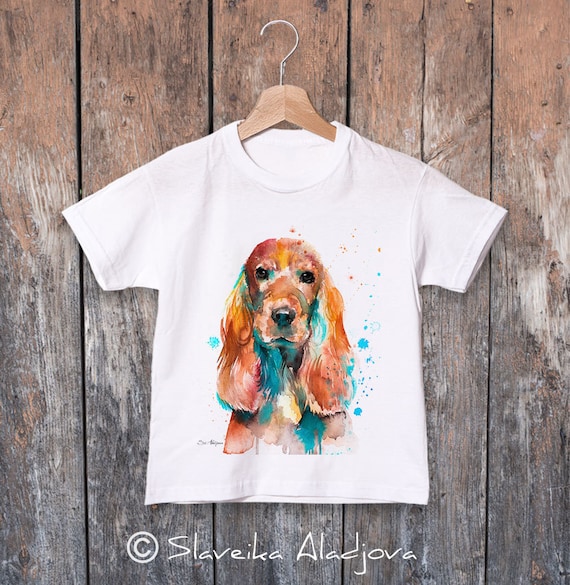 Tee Shirt Cocker Spaniel Apparel Custom Cocker Spaniel Checkered
