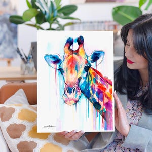 マンボウ、マンボウ、Slaveika Aladjovaによる限定版水彩画アート