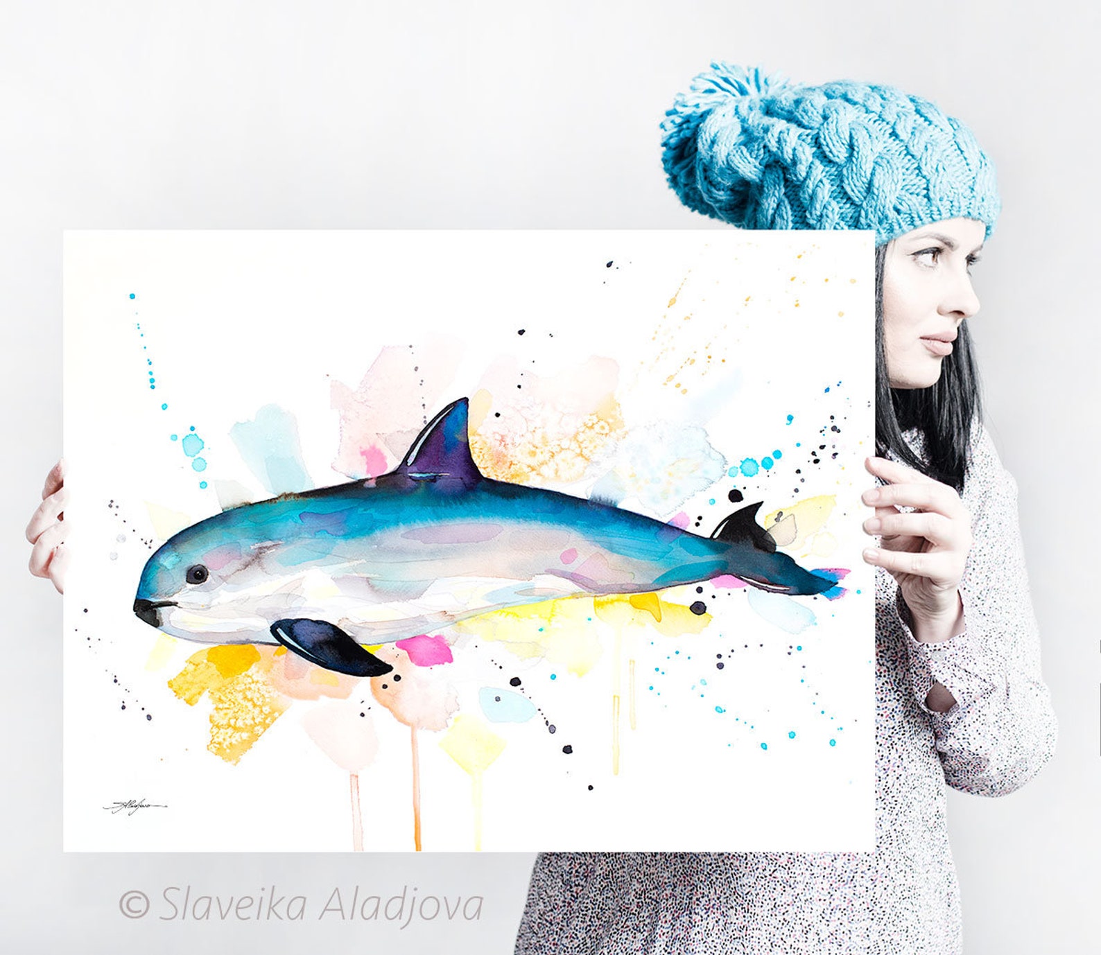 Vaquita Limited Edition Watercolor Art Print by Slaveika Aladjova ...