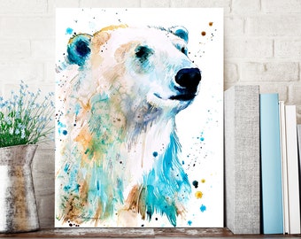 原画 『 異世界散歩 』アクリル水彩画 絵画 くま 熊 イラスト アート 原画 『 異世界散歩 』アクリル水彩画 絵画 くま 熊 イラスト アート