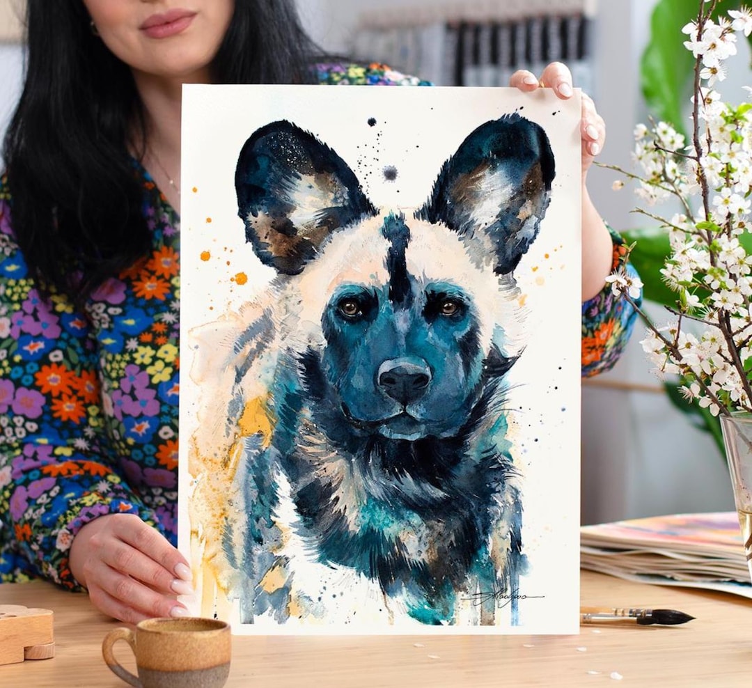 Wild Dog Limited Edition Watercolor Art Print by Slaveika Aladjova ...