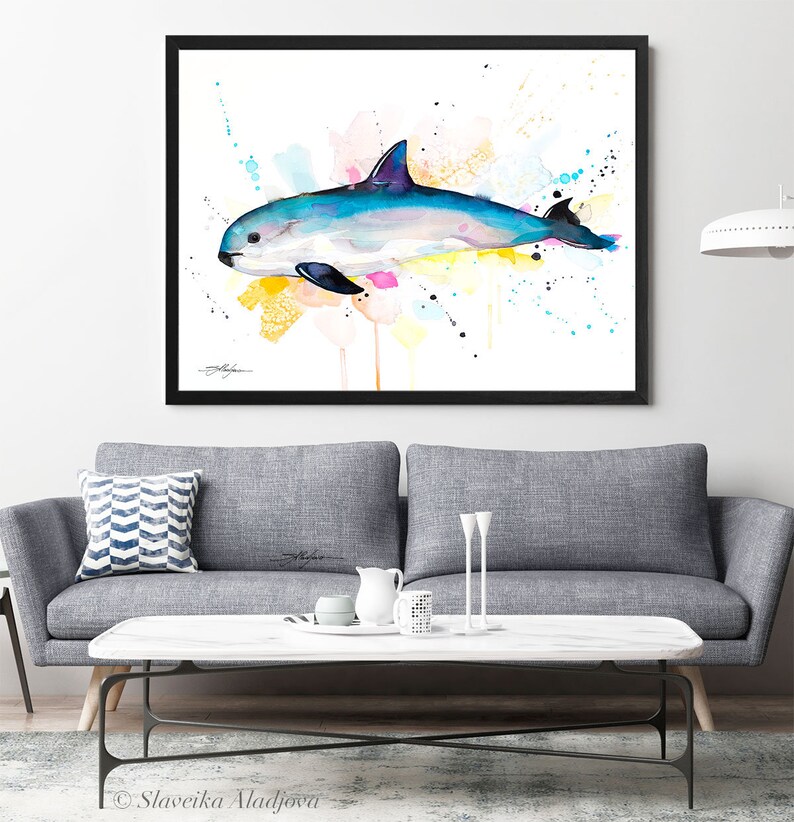 Vaquita Limited Edition Watercolor Art Print by Slaveika Aladjova ...