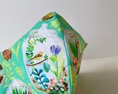 Terrarium dream - 3 Layer Mask- reusable washable face mask, filter pocket , adjustable band and nose wire
