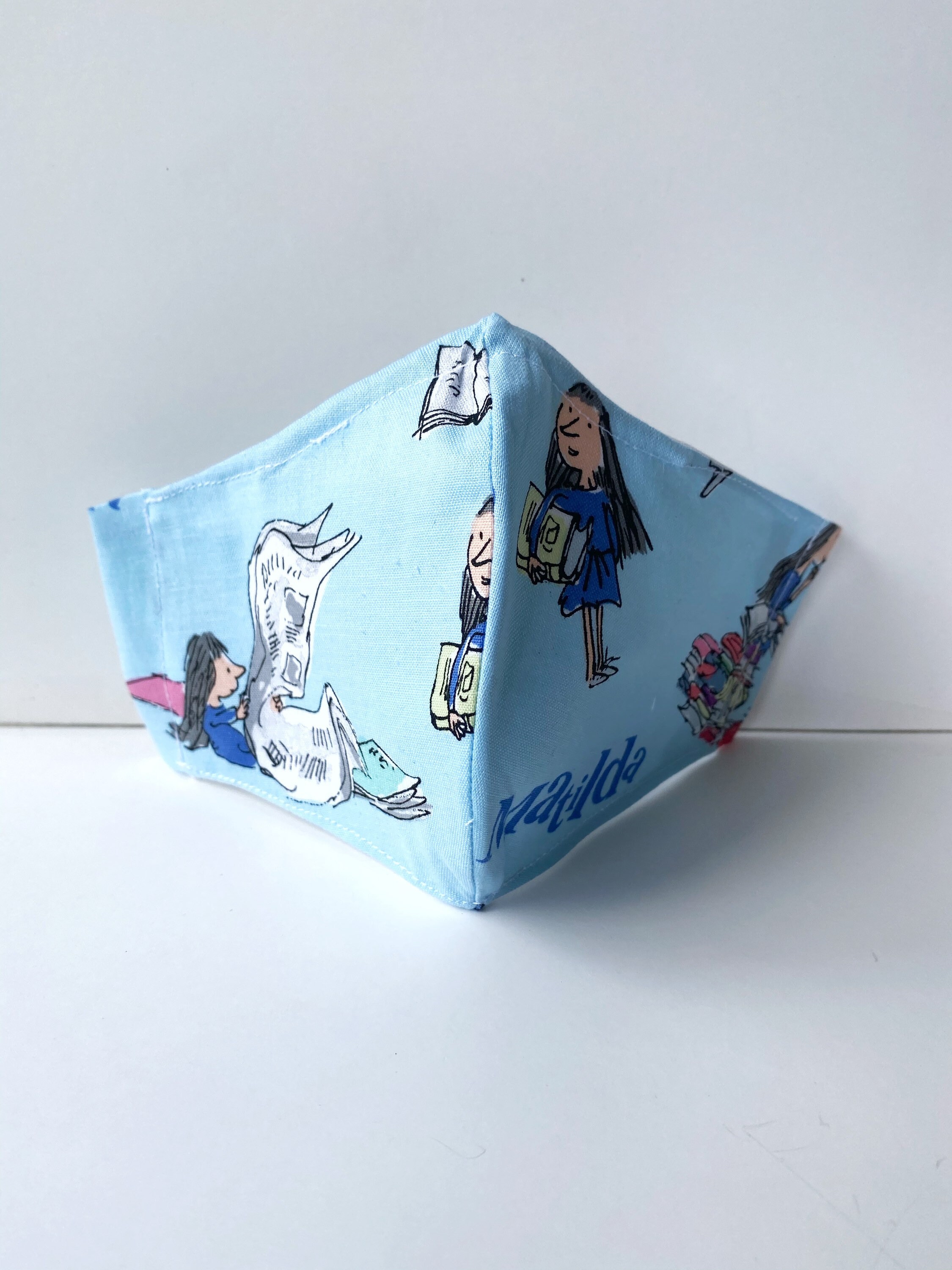 Kids Face Mask, 612 years , Cotton, Three Layers Matilda