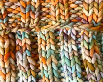 Amphibian Cowl - knit chunky cowl, soft warm , colorful hues, winter fall autumn