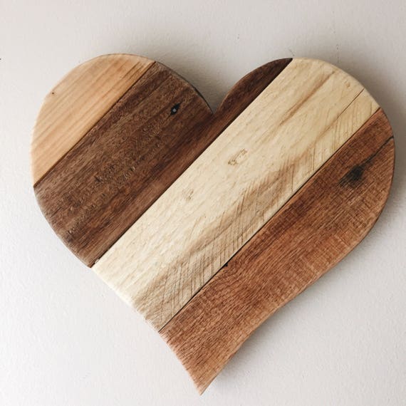 Handcrafted 13-inch Wooden Hearts: Perfect for Valentine's Day