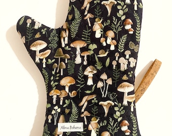 Cork Oven Mitt - Choose your own fabric