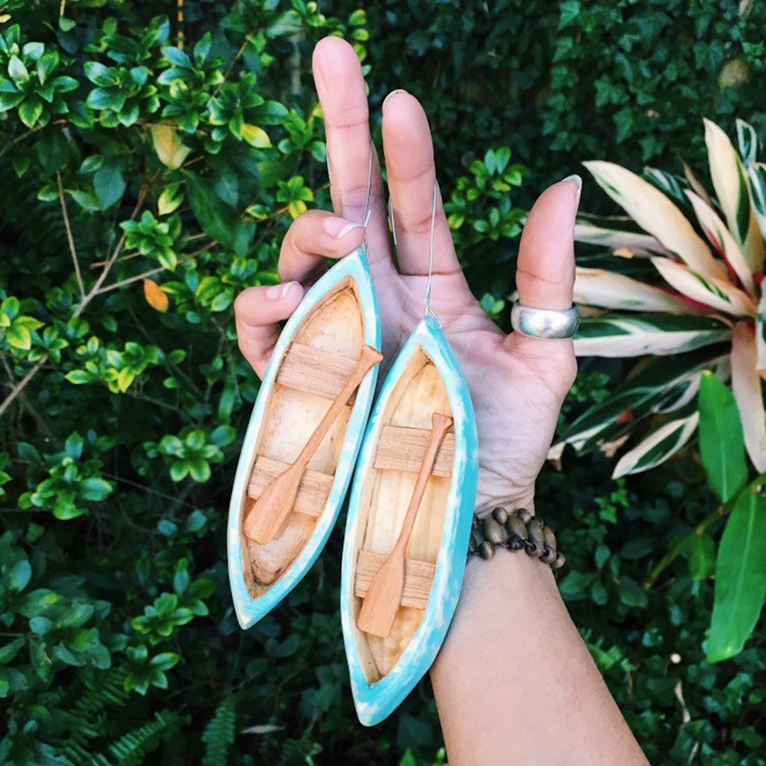 Canoe Wood Ornament, Rustic, Christmas, Cabin, Boating, Fishing Etsy