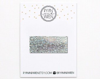 Hologram leather snap clip