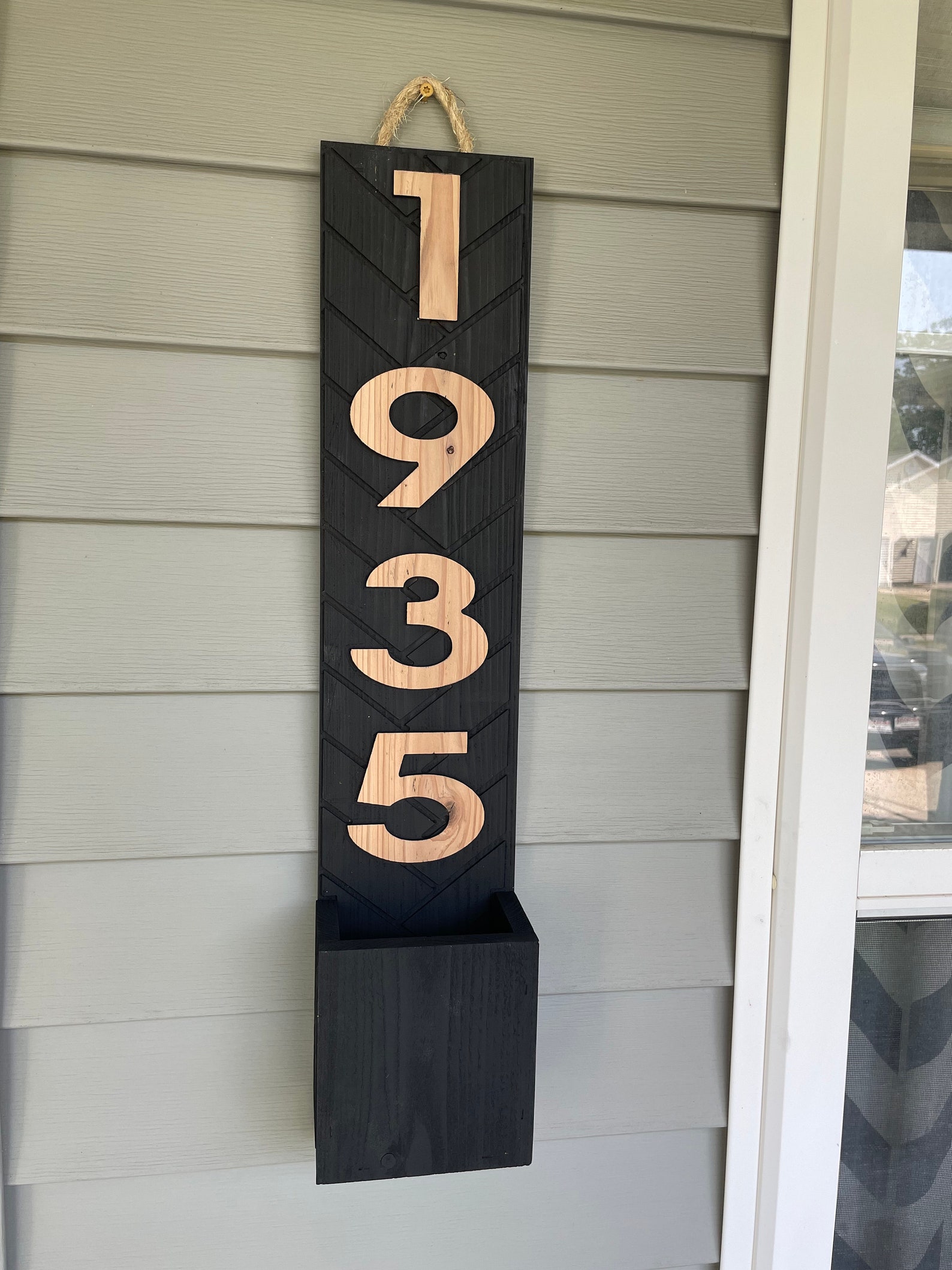 House Number Planter Box (flowers Not Included) - Etsy