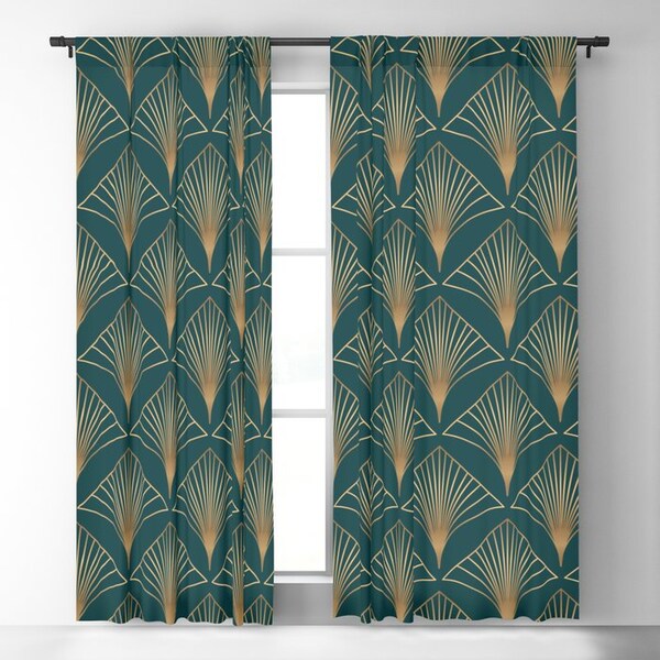 Art Deco Curtains - Etsy