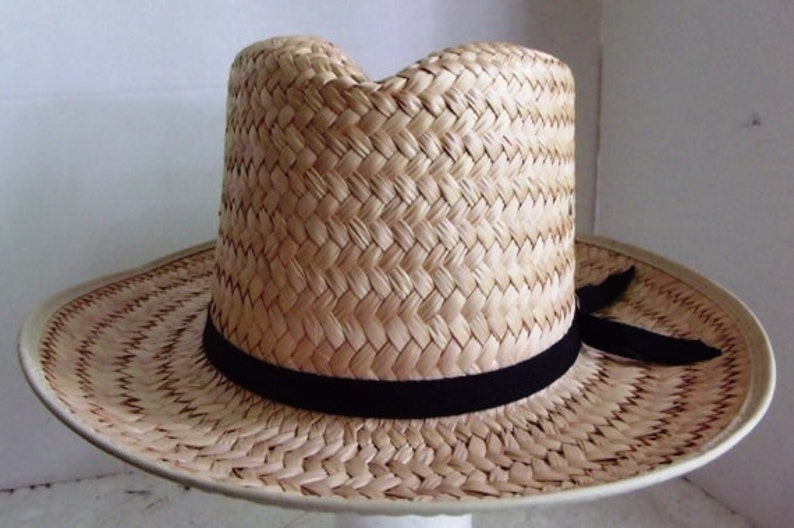 NEW Vintage AUTHENTIC SUNSETAmish Mens Straw Hat Xsmall Etsy