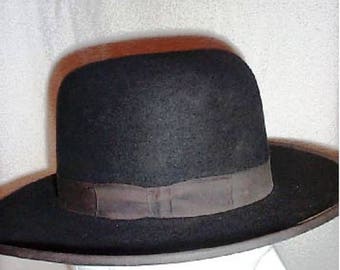 Black Padre/Amish Costume Hat 